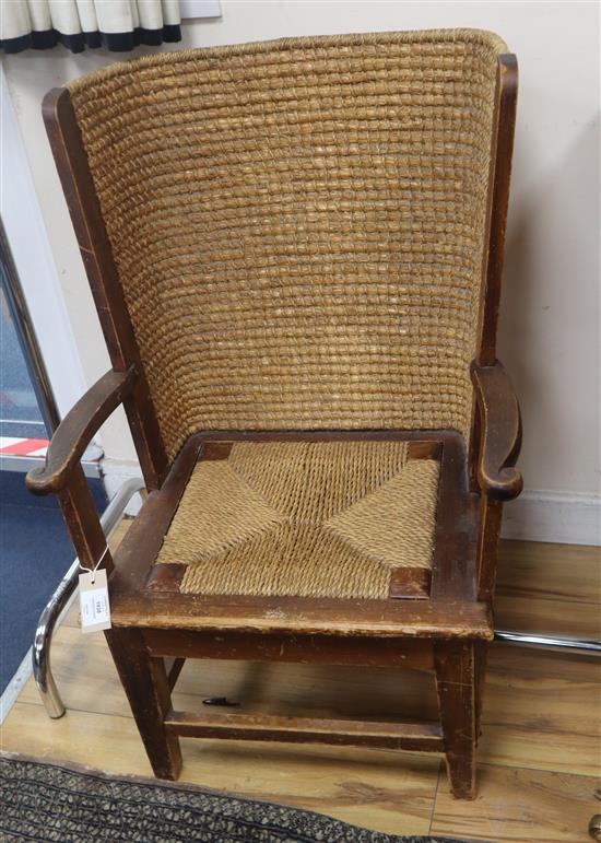 An early 20th century Orkney childs chair